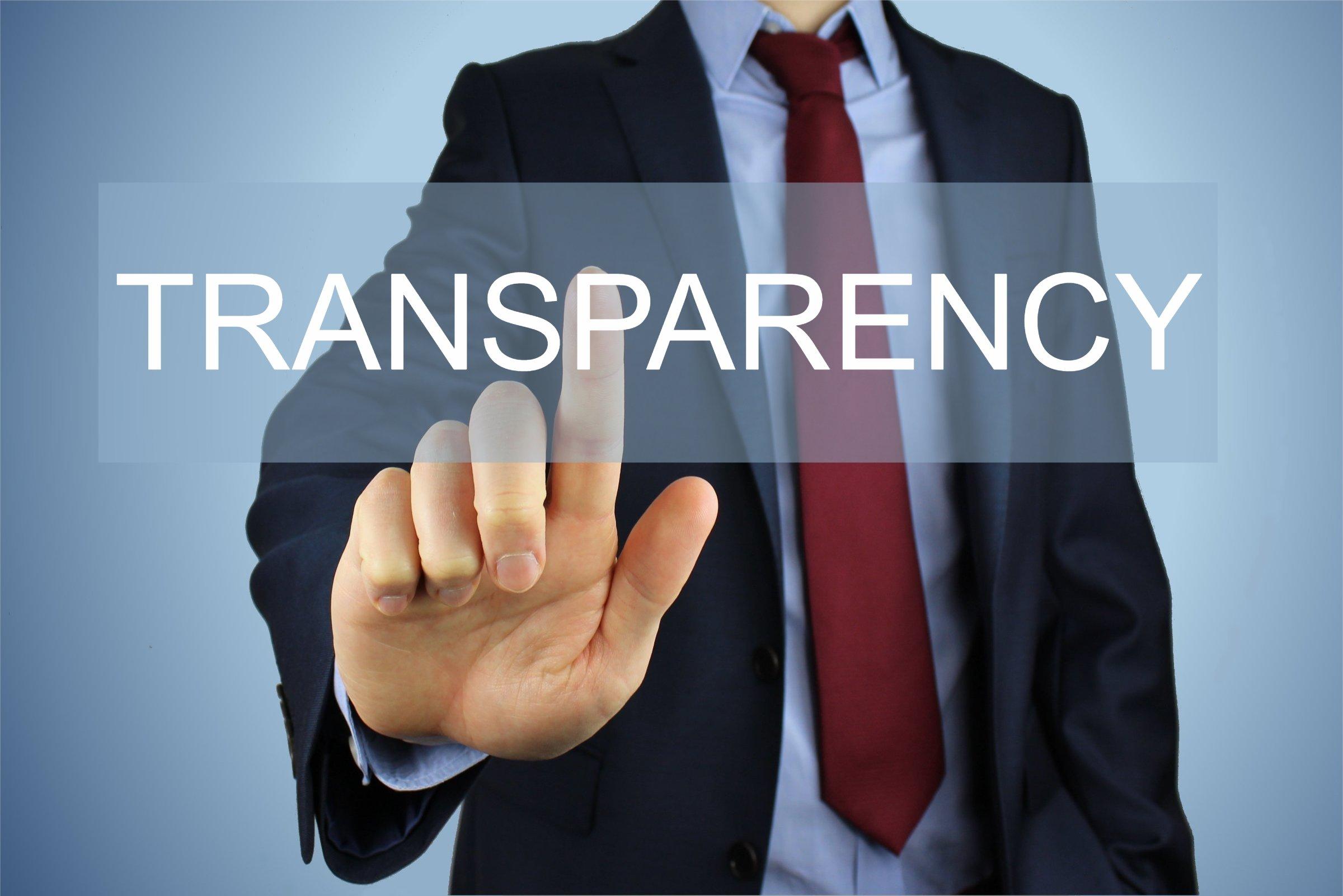 Transparency: A Key Element in Maintaining Trustworthiness